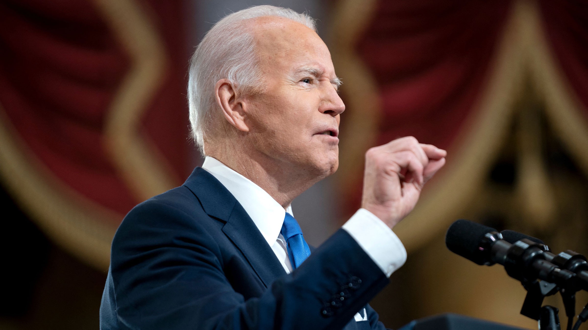 拜登在国会山骚乱一周年纪念日发表讲话又扯中俄