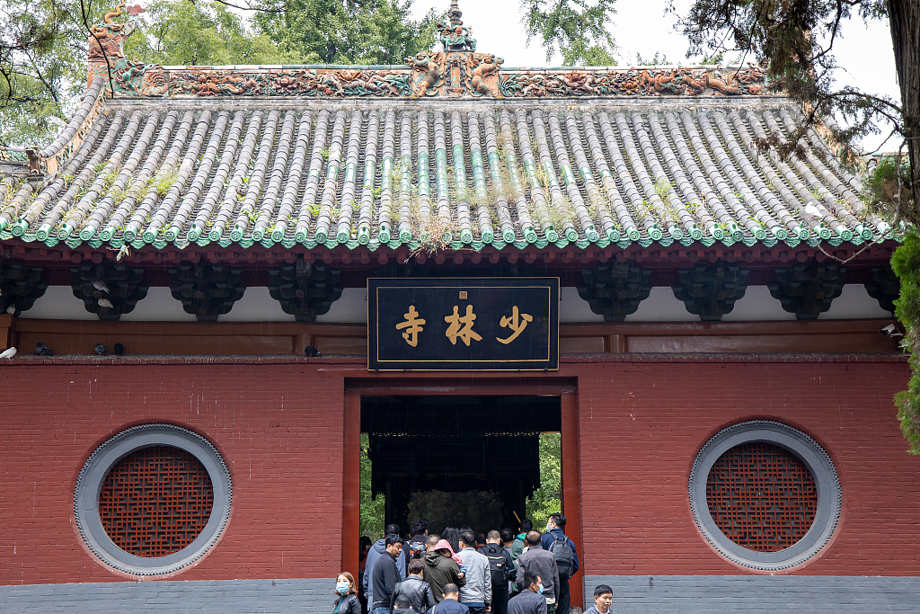 河南少林寺.图源视觉中国