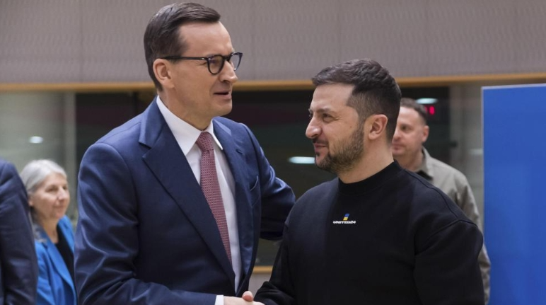 莫拉维茨基与泽连斯基 外媒资料图