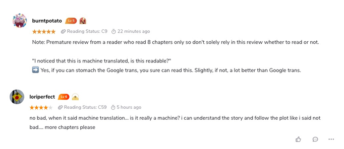 海外读者对AI翻译质量感到赞叹