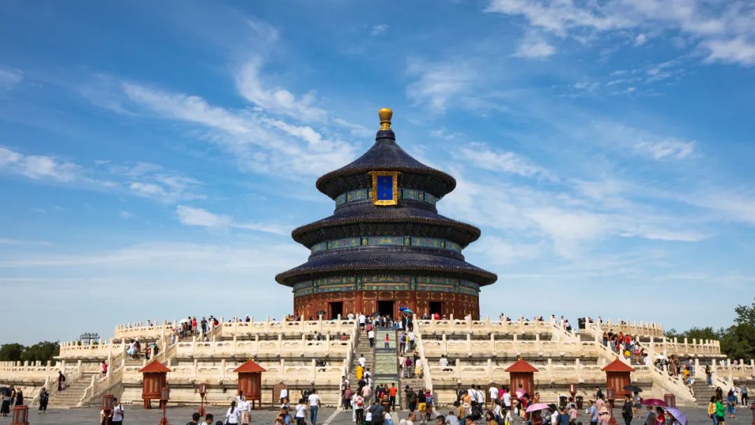 天坛的祈年殿,是明清两代皇帝孟春祈谷的场所.(图片来源:图虫创意)