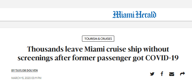 《迈阿密先驱报》报道截图