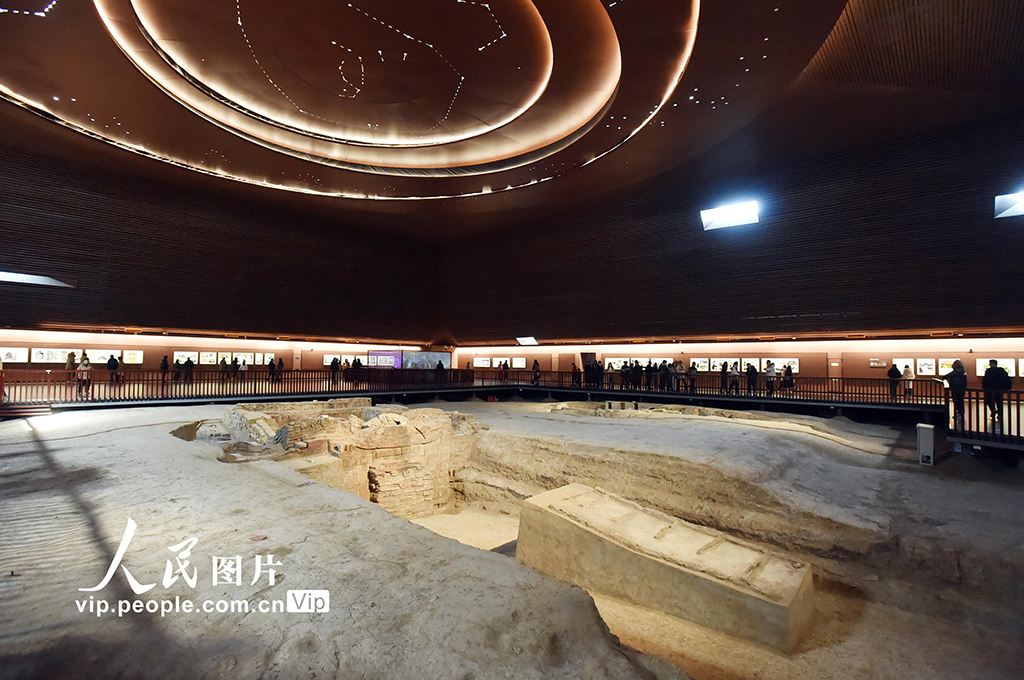 江苏扬州:隋炀帝陵遗址公园对外开放试运行