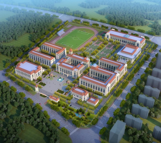青岛市五十八中高新校区全部封顶 致力提升高新区教育水平