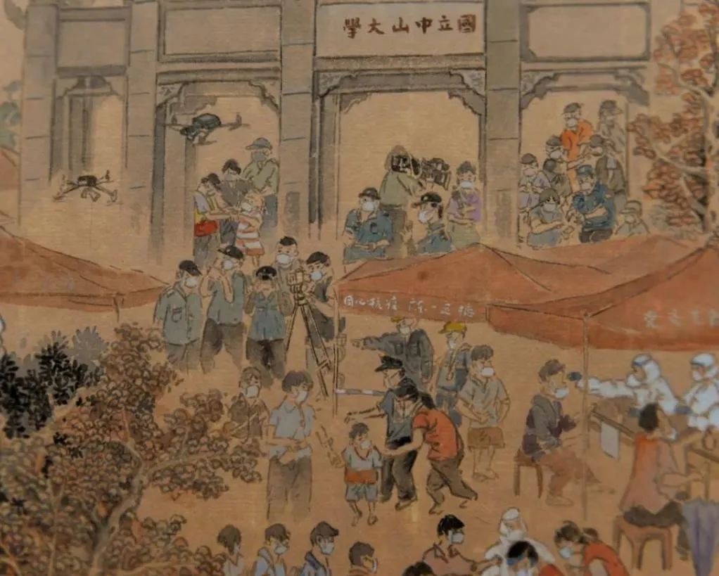 "拼接两幅上河图只为收藏同心战疫的记忆"陈志杰说广州珠江与佛山