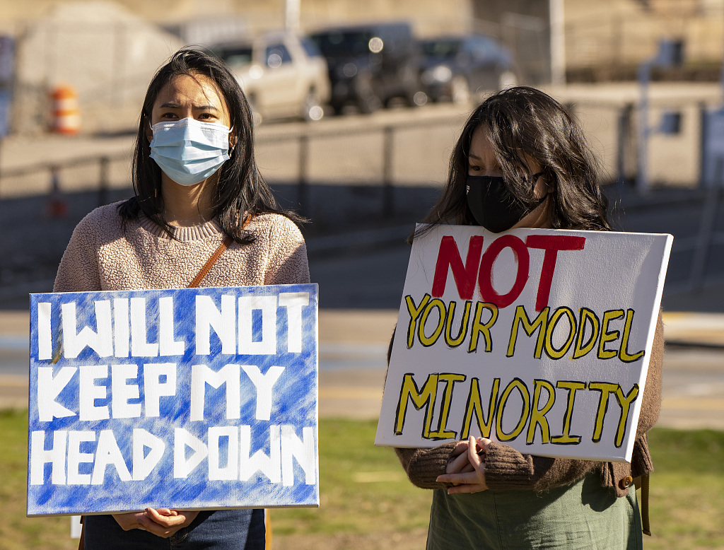 美国多地爆发亚裔反歧视大游行
