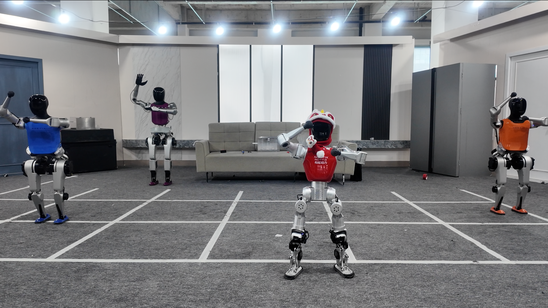 机器人的训练场景，图片由松延动力提供