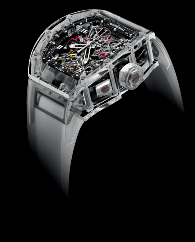 RM 056 蓝宝石水晶表壳的酒桶型腕表