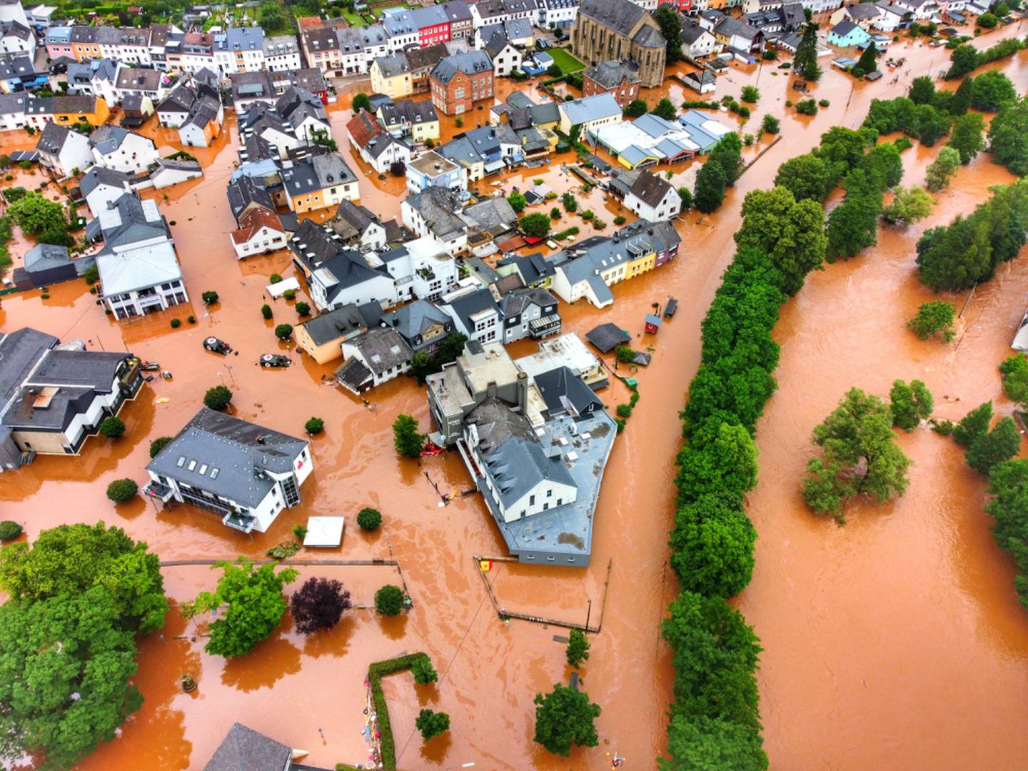 德国水灾图片
