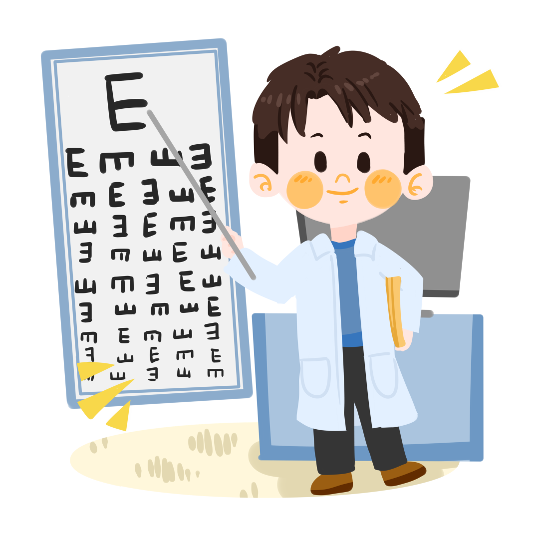 如因视力下降影响学习确需验光配镜,应到专业的医院眼科或眼视光中心