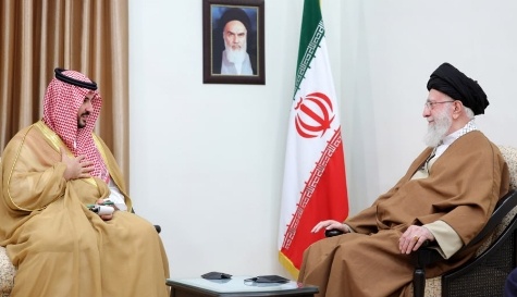 △哈梅内伊会见哈立德