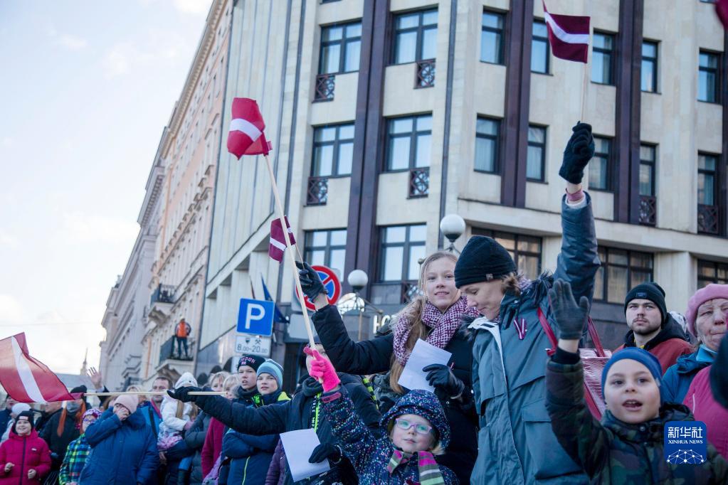 拉脱维亚庆祝独立103周年