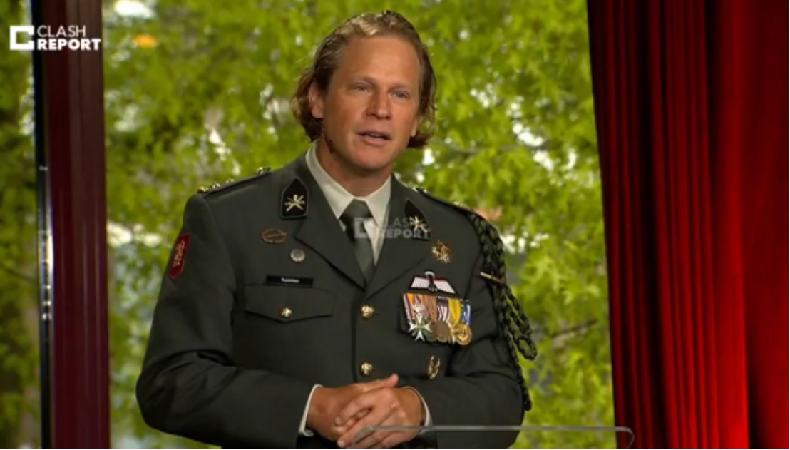 荷兰国防部国务秘书图因曼，图源：视频截图