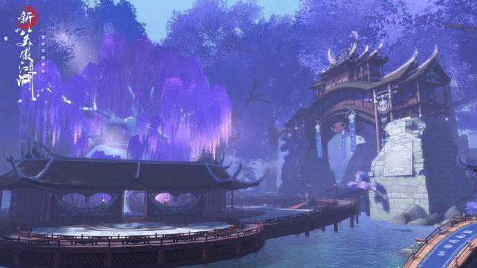 游戏中苗疆建筑