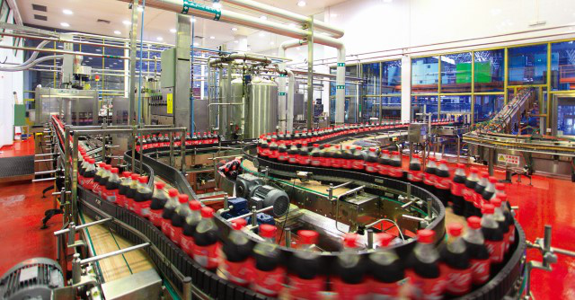 太古可口可乐杭州生产线一角