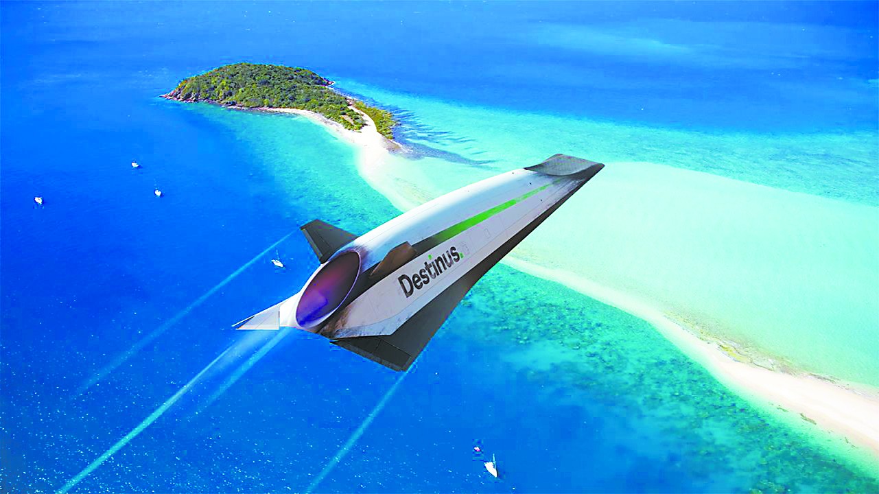 destinus公司设计的高超音速客机概念图