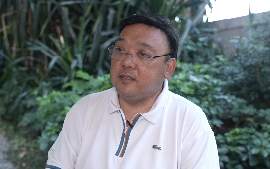 哈里·洛克在马尼拉接受《环球时报》记者专访。