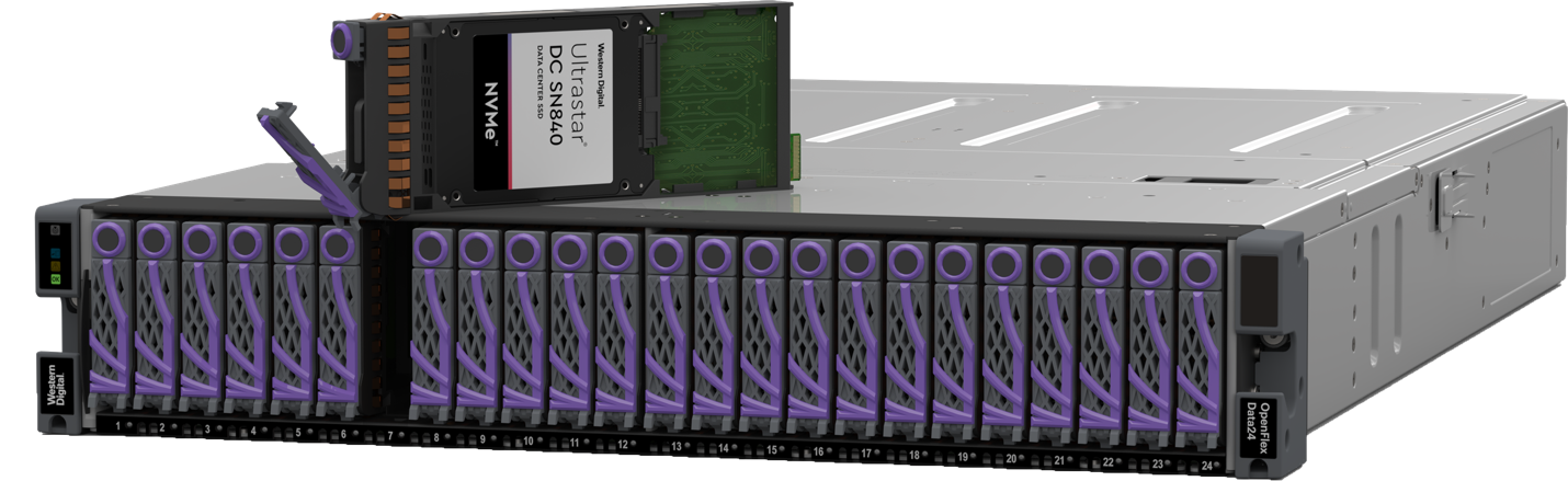 西部数据OpenFlex Data24 NVMe-oF存储平台