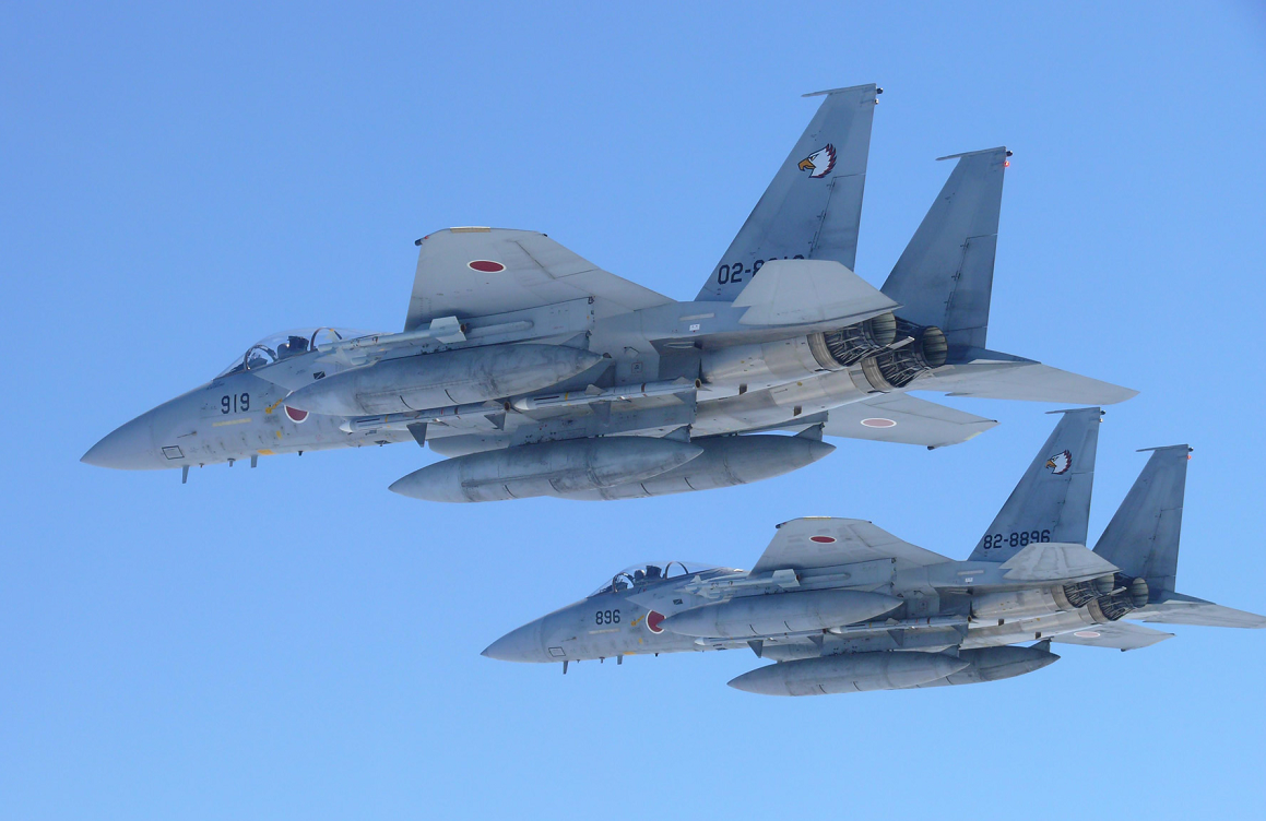 日本F-15J战斗机 资料图 图源：日本防卫省网站