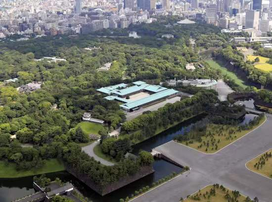 日本皇居资料图