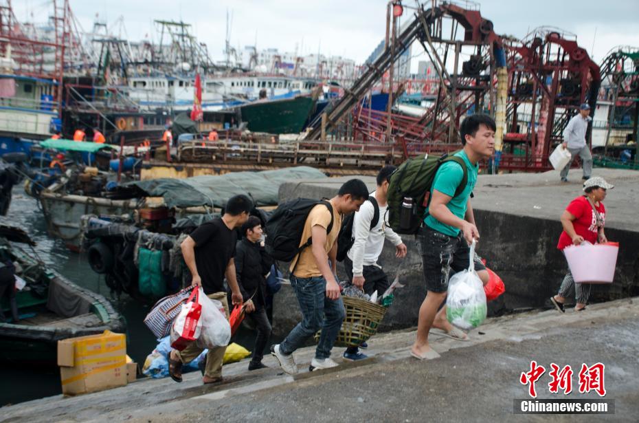 伏季休漁在即廣西北海大量漁船已提前回港