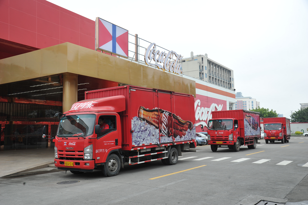 太古可口可乐智能调配车辆消减碳排放