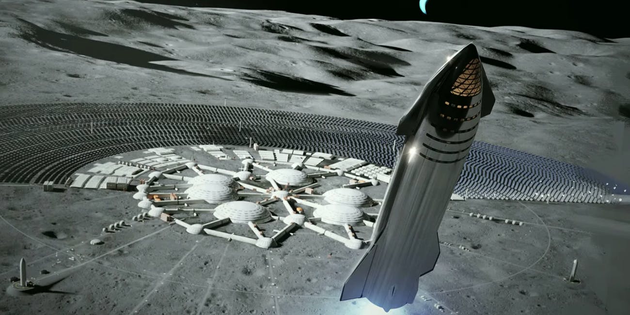 月球基地想象图