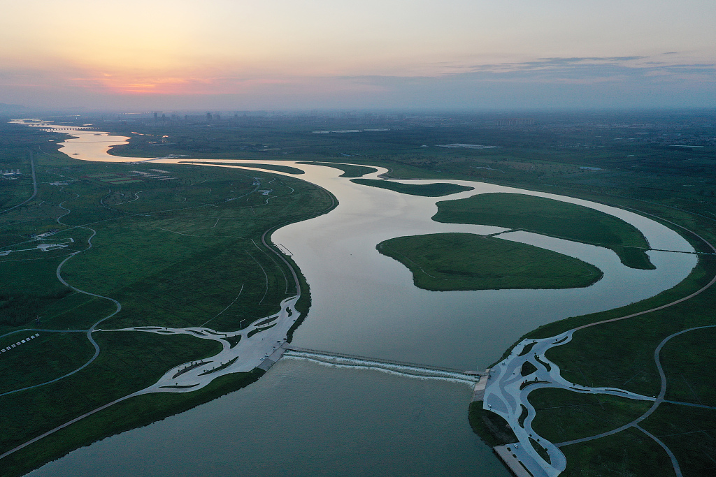 滹沱河生态旅游景区图片