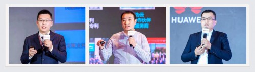 从左至右：北京永洪商智科技有限公司山东区域总经理申超、无锡微茗智能科技北区总监刘振华、山东万腾电子科技有限公司技术副总裁杨凯