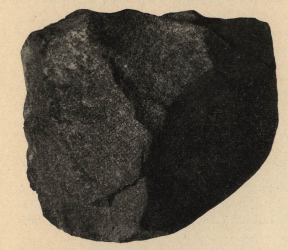 1920年6月4日在甘肃庆阳幸家沟黄土层发现的石英岩石核