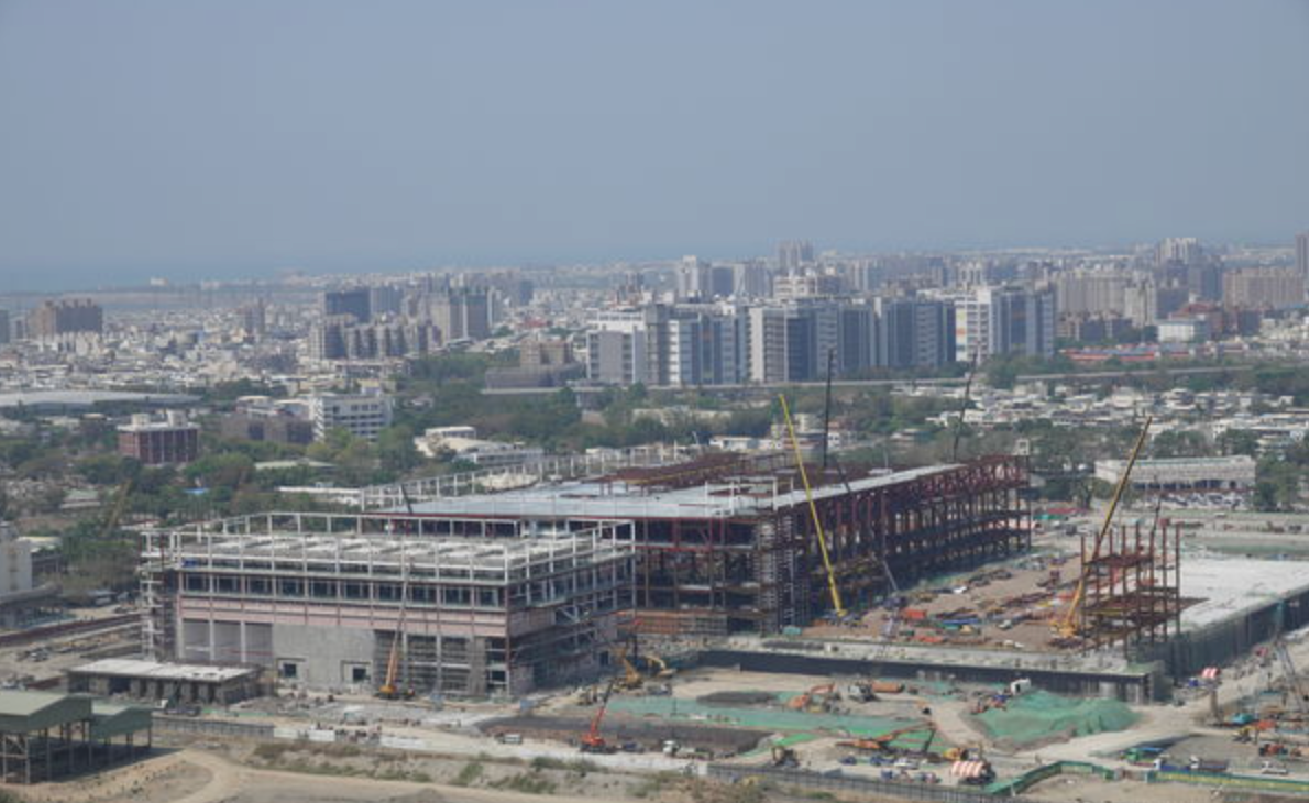 台积电高雄厂区外围发现未爆弹 资料图 图源：台湾“东森新闻云”