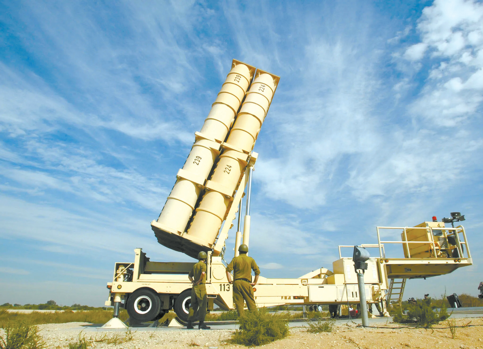 以色列现役“箭-3”反导系统