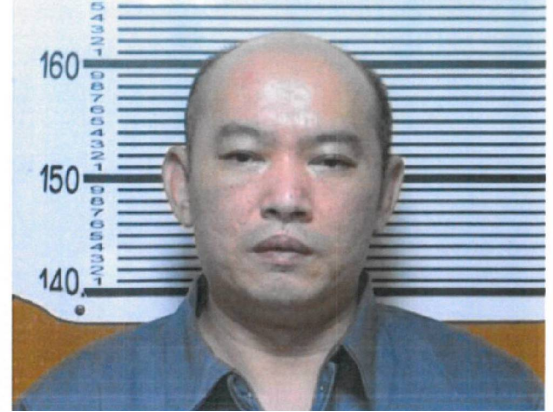 台中监狱服刑人员陈坤和正面照曝光。图自中时新闻网