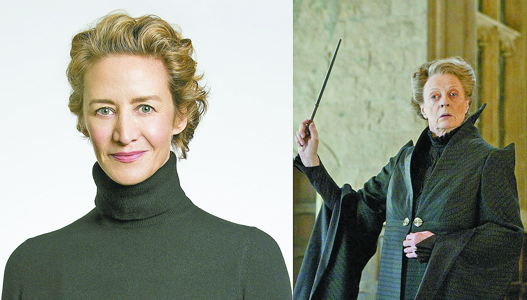 麦格教授:珍妮·麦克蒂尔(剧集版)与玛吉·史密斯(电影版)