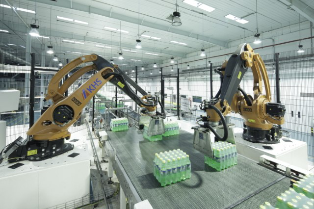 太古可口可乐的广东包装流水线