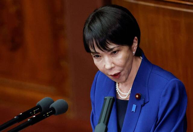 日本首相高市早苗 资料图片