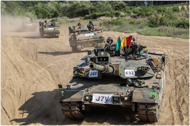 K1A1主战坦克  资料图  图源：外媒