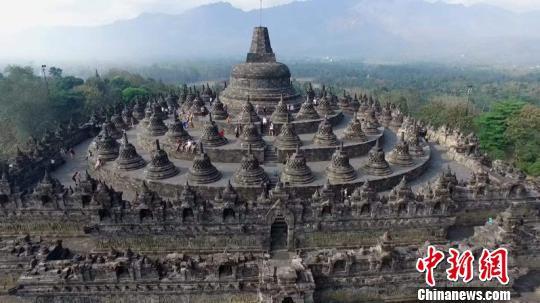 印度尼西亚 婆罗浮屠。图源:中新网