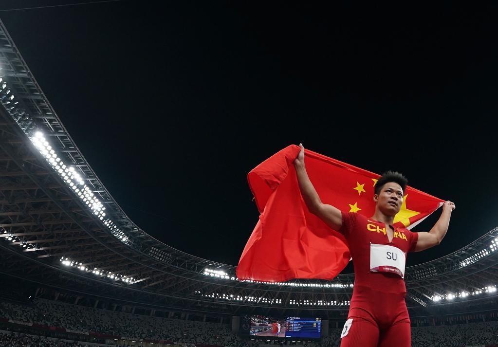 图为苏炳添在东京奥运会田径男子100米决赛后。新华社记者吕小炜 摄