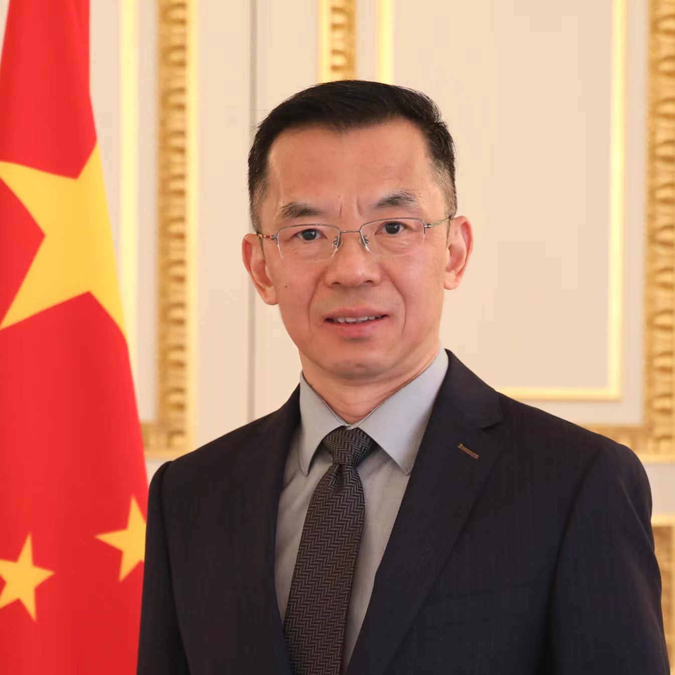 中国驻法大使图片