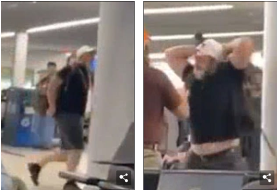 特朗普支持者遭禁飞后崩溃大哭