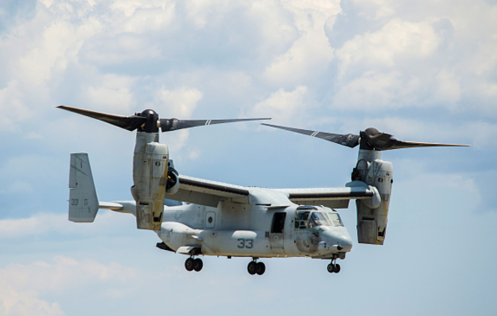 v-22"鱼鹰"倾转旋翼机