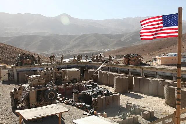 美军在阿富汗的军事基地（资料图）