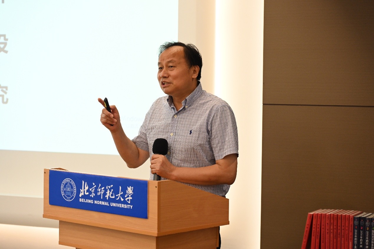 北京师范大学一带一路学院执行院长胡必亮 环球网记者王嘉宁摄