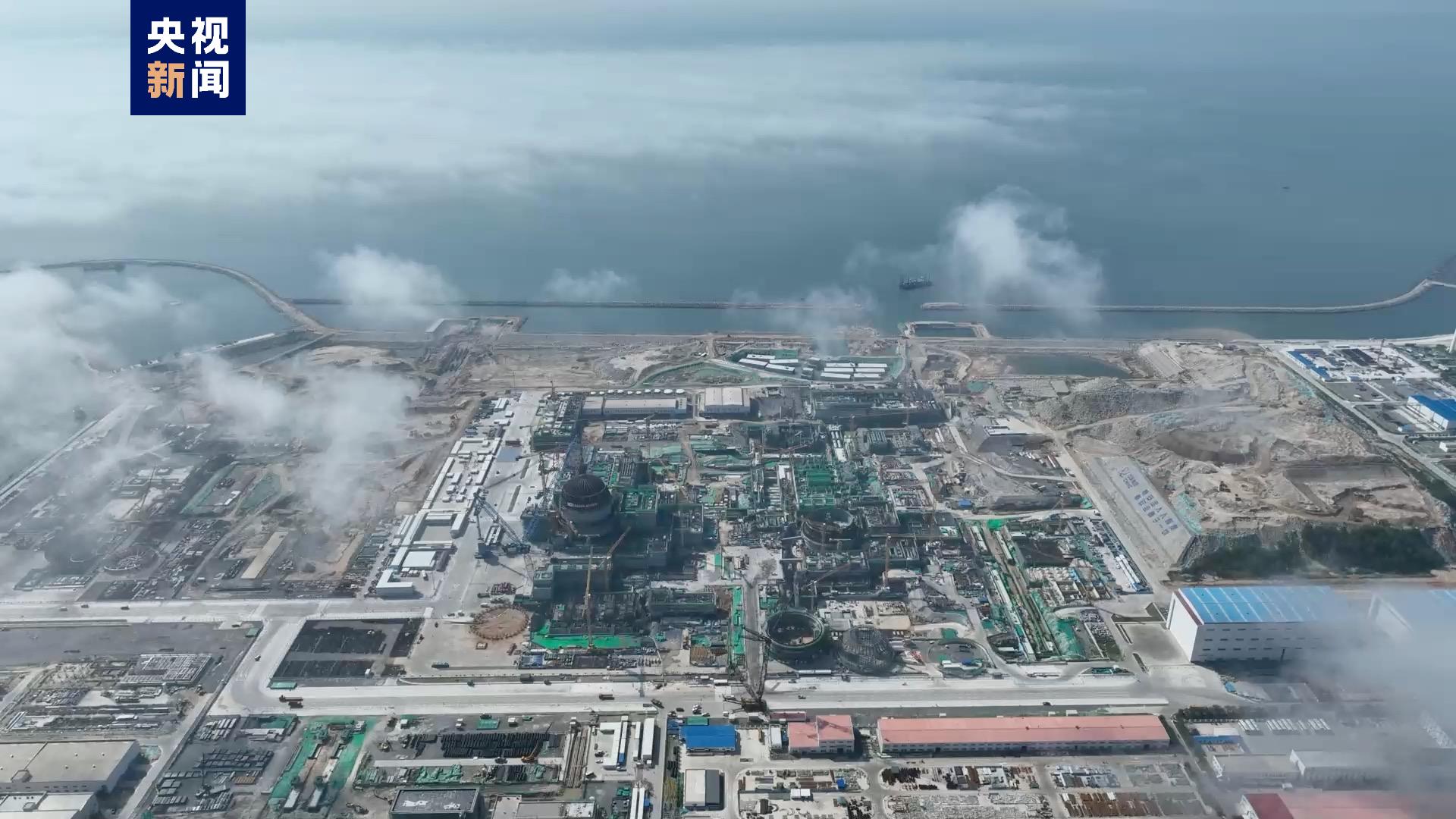 辽宁徐大堡核电设备水路运输通道开通