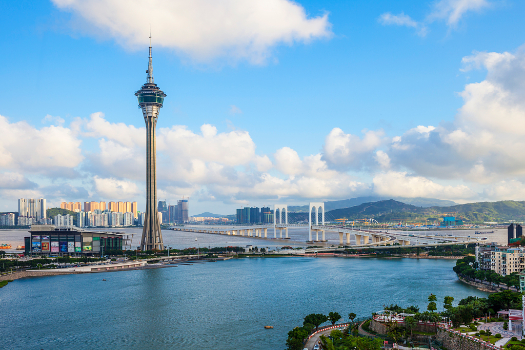 View of the Macao Tower in China's Macao Special Administrative Region (SAR). /CFP