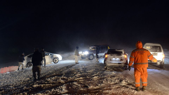 14日蒙古国暴风雪天气/图片来源：蒙古国紧急情况委员会网站