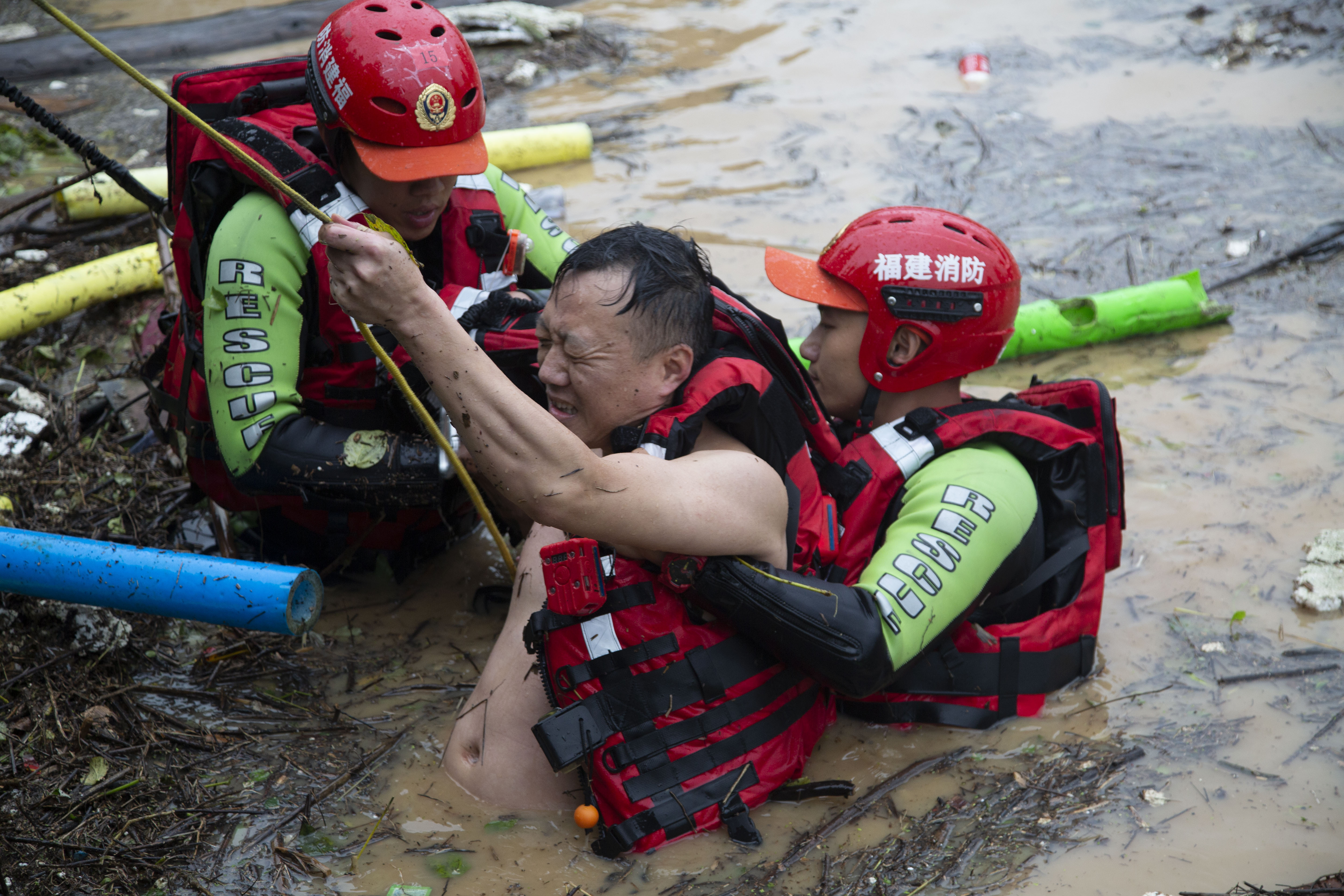福建松溪出现历史最大洪水直击救援现场