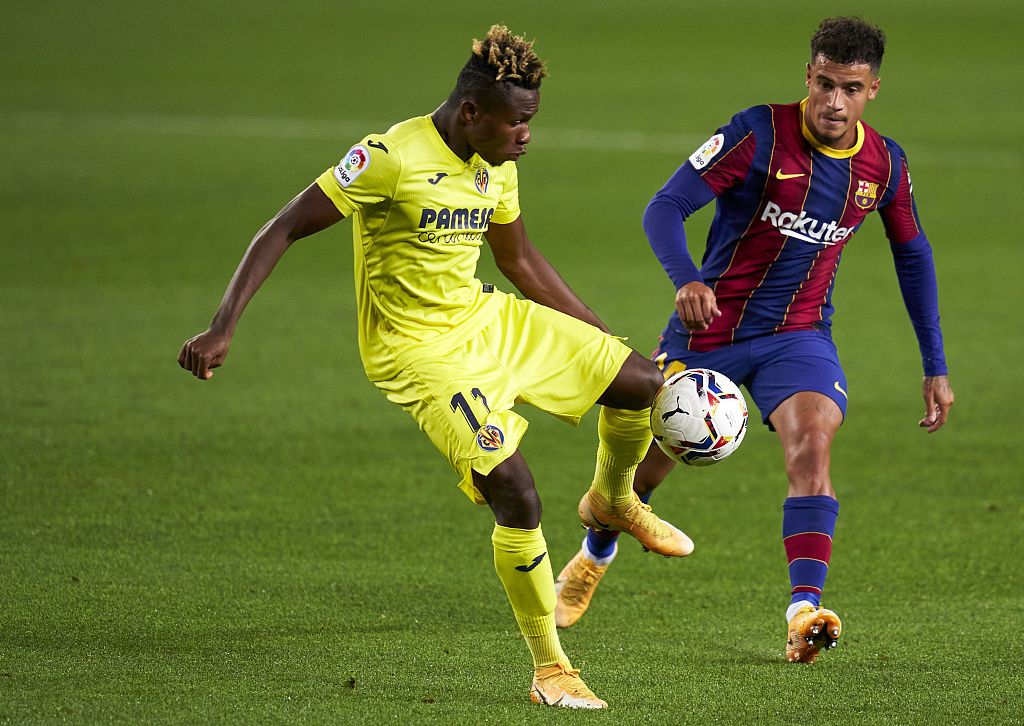 西甲第3轮巴萨40比利亚雷亚尔