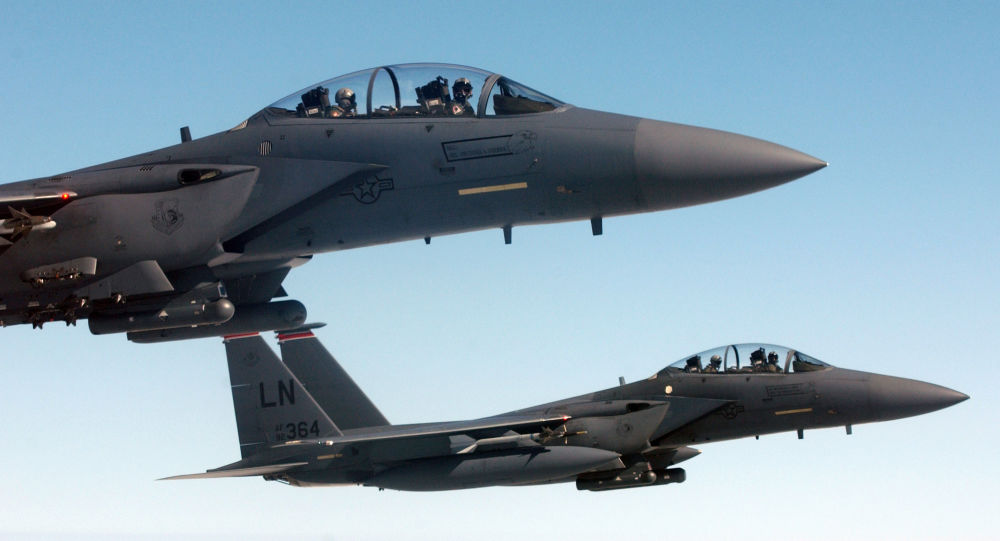 美国空军f-15战斗机